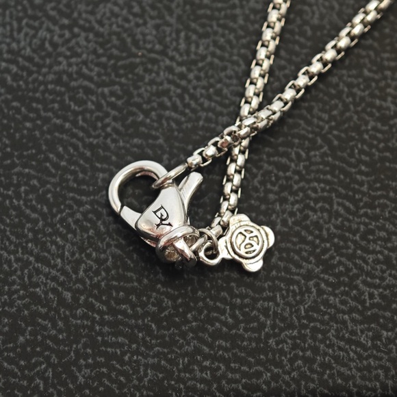 David Yurman Silver and Gold Necklace - Picture 8 of 9
